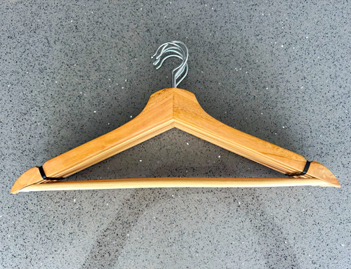 Wood traditional coat hangers - traditional,