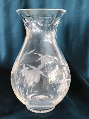 Stuart crystal glass vase - crystal,