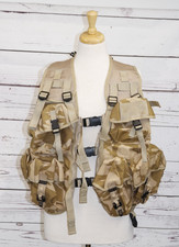 British Military Desert DPM Camo Adjustable Tactical Webbing Assault Vest System