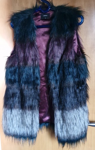 Papaya faux fur gilet - faux,