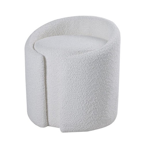 White teddy fabric dressing - white,