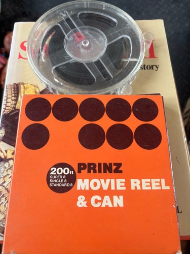 Vintage prinz movie reel can - movie,