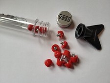 AMO Professional Replacement TPU Soft + Firm Ground Studs Red : 8x7mm + 4x9mm