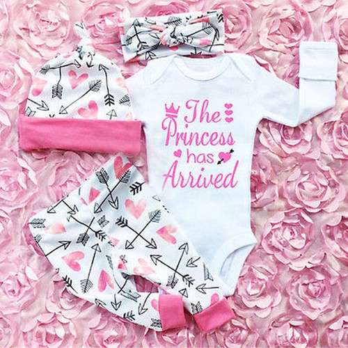 4pcs newborn kids baby girl - newborn,