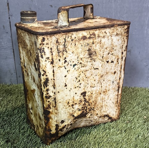 Vintage gallon steel petrol - 2-gallon,