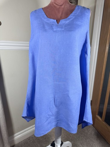 Sahara 100 linen tunic top - 100%,
