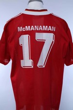Original Authentic Liverpool F.C 1995/96 Mcmanaman #17 Home Shirt - XL