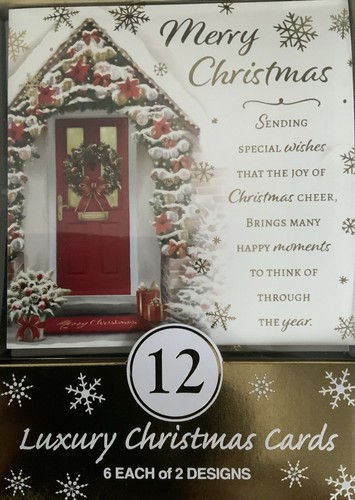 Boxed christmas cards - 12pk,