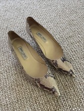 Jimmy Choo Metallic Snakeskin