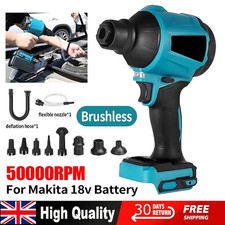 50000RPM Cordless With Brush Motor Dust Blower Air Blower for Makita 18V Battery