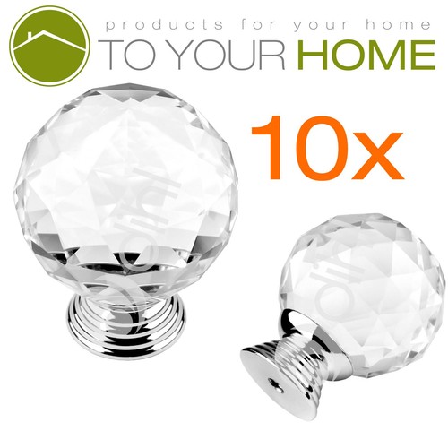 Dihl globe crystal - globe, knobs