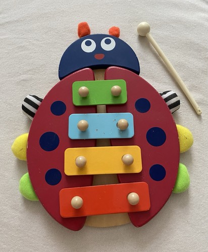 Wooden ladybird xylophone - ladybird,