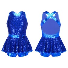 UK Kids Girls Shiny Sequins