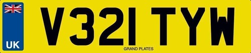 Verity private number - private, plate