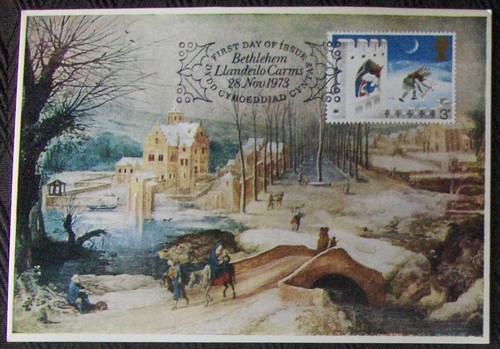 British fdc christmas 1973 - christmas,