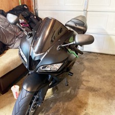 2x Motorcycle Black Side Mirrors Rearview For Honda 2003-2012 CBR600RR CBR 600RR