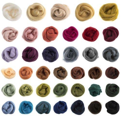 Needle felting wool roving - felting,