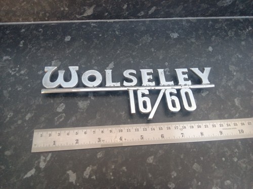 Wolseley large chrome - wolseley,