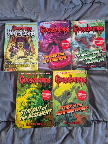 Goosebumps books - books, x