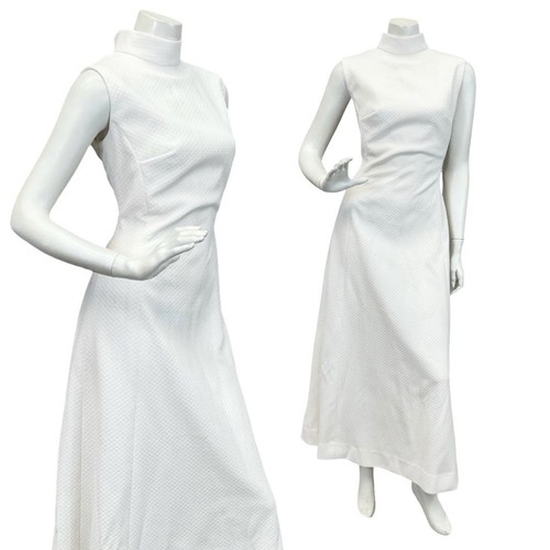 Vtg 60s 70s - white, funnel