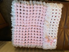 New Pink And White Pompom Pram