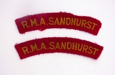 Pair of Royal Military Academy
