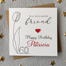FRIEND 60th Birthday Card