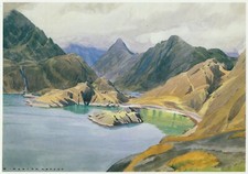The Cuillin & Loch Scavaig Skye Heaton Cooper Scotland print in 11 x 14 mount