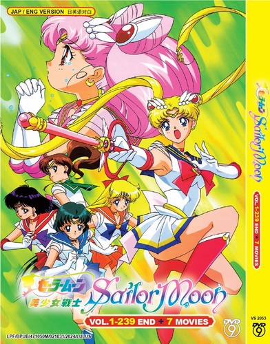 Anime dvd sailor moon sea - dvd, 1-6