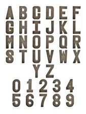 Cardboard papier-mache LETTERS