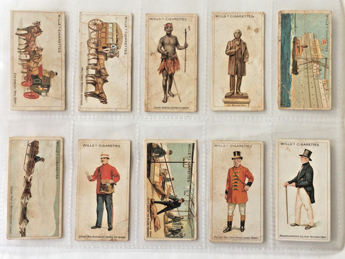 Wills overseas cigarette - wills, cards