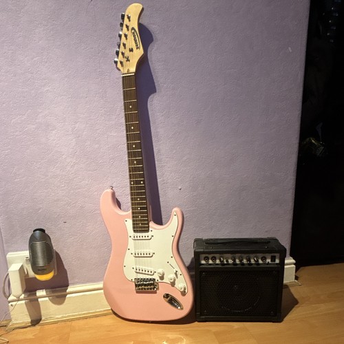 Zenon electric guitar - zenon, pink