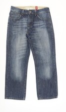 Petroleum Men's Blue Straight Jeans 34