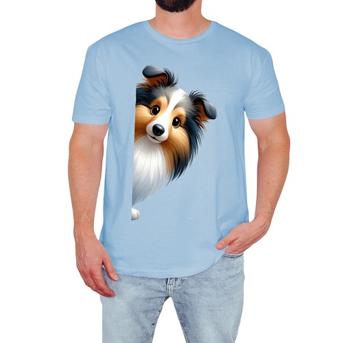 Cute dog mens shirt - cute, adorable