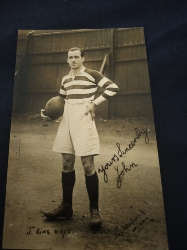 Vintage rugby league postcard - rugby,