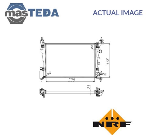 55341a engine cooling - cooling, radiator