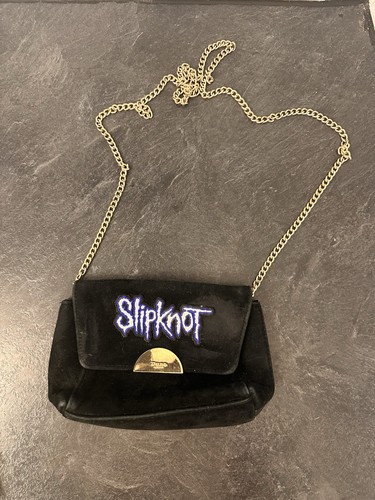 Black suede clutch bag