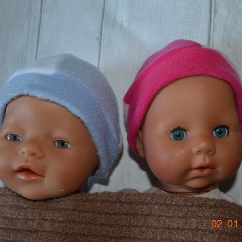 Dolls fleece hat - ~, fits