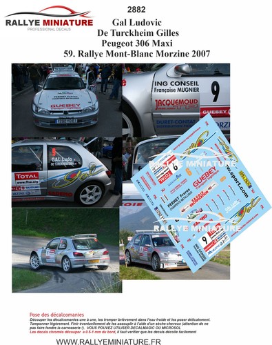 Decals ref 2882 peugeot - decals,