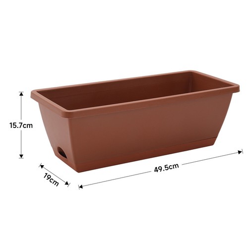5pcs trough plant - pot, long