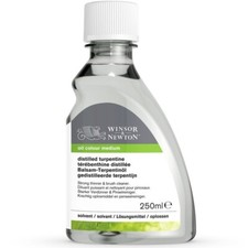 Winsor & Newton Artist Oil Painting Solvent Mediums Distilled Turpentine 250ml