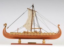 Viking Small wooden model ship