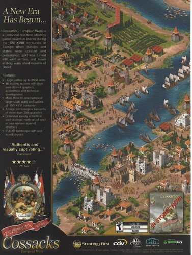 Cossacks european wars print - wars,