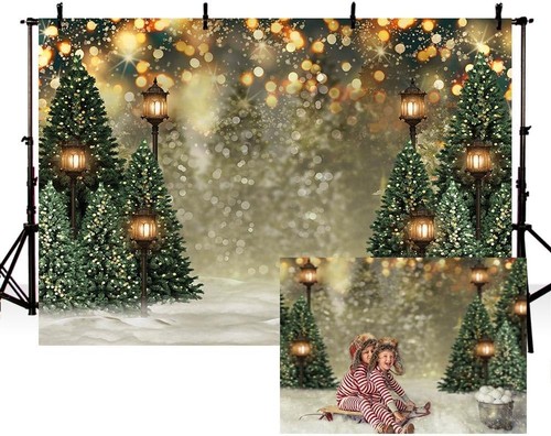 7x5ft snowflake christmas - snowflake, tree