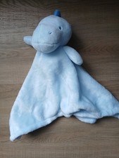 Pure Baby  Blue Dinosaur  Baby Comforter Soother NWOT
