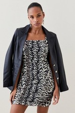 NWT Karen Millen Leopard Zebra