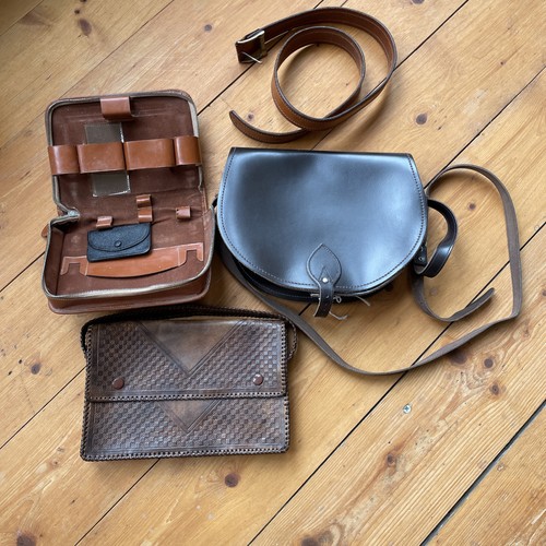 Joblot leather items - of,