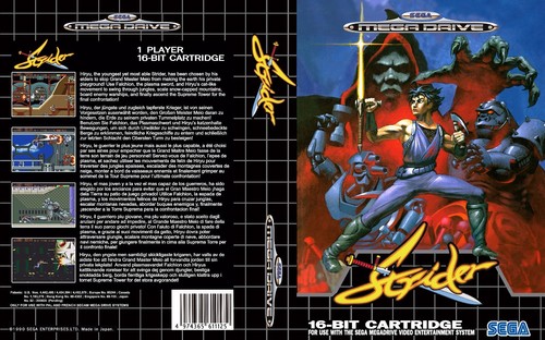 Strider mega drive pal box - mega,