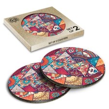 2 x Boxed Round Coasters -
