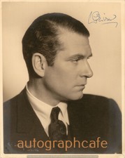 Laurence Olivier 10 x 8" signed promo photo (signature is part of the photo)